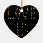 Liebe ist keramikornament (Vorne)