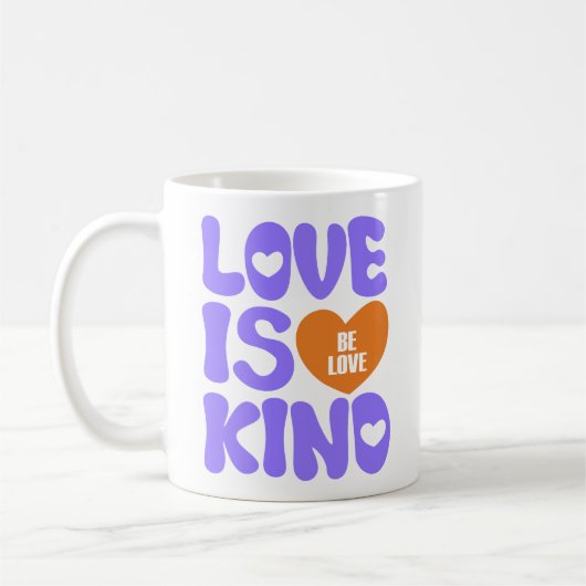 LIEBE IST KIND KAFFEETASSE (Links)