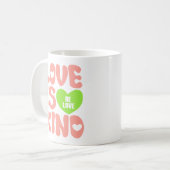 LIEBE IST KIND KAFFEETASSE (Vorderseite Links)