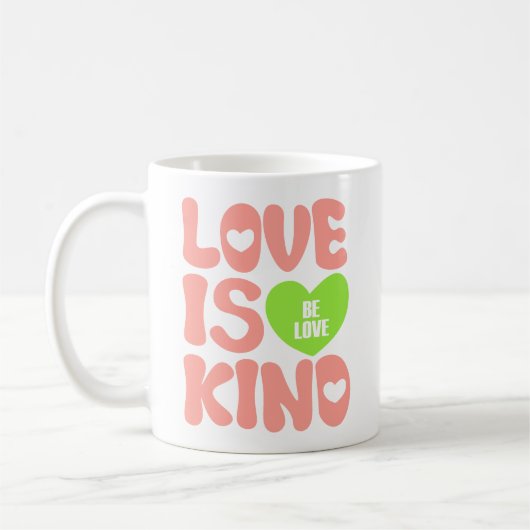 LIEBE IST KIND KAFFEETASSE (Links)
