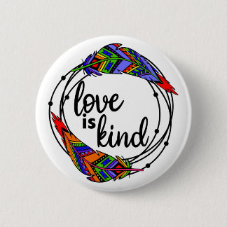Liebe ist Kind-Schaltfläche Button