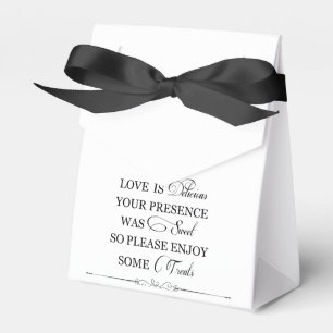 Liebe ist köstlich geschenkschachtel