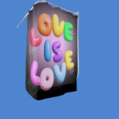 Liebe ist Liebe 3D Regenbogenforelle Duschvorhang