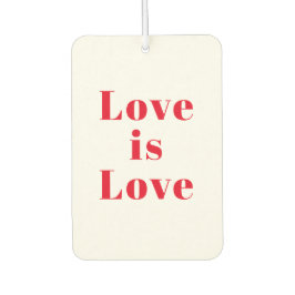 "Liebe ist Liebe" Autolufterfrischer