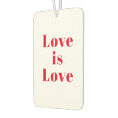 "Liebe ist Liebe" Autolufterfrischer (Links)