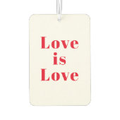 "Liebe ist Liebe" Autolufterfrischer (Rückseite)