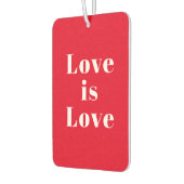 "Liebe ist Liebe" Autolufterfrischer (Links)