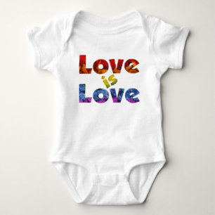Liebe ist Liebe Baby Strampler