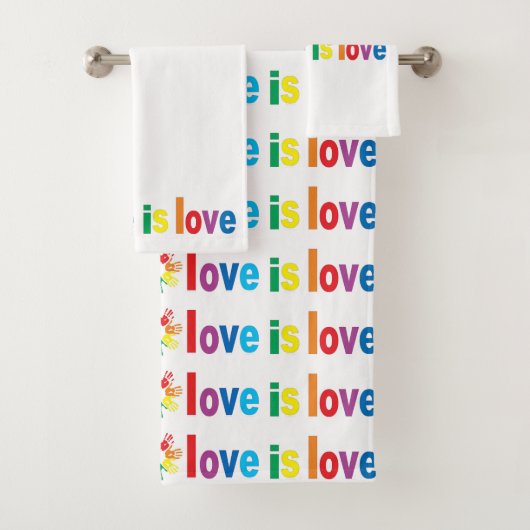 Liebe ist Liebe Badhandtuch Set (Insitu)