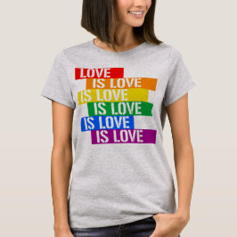Liebe ist Liebe Blöcke T-Shirt