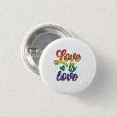 Liebe ist Liebe Button (Vorne & Hinten)
