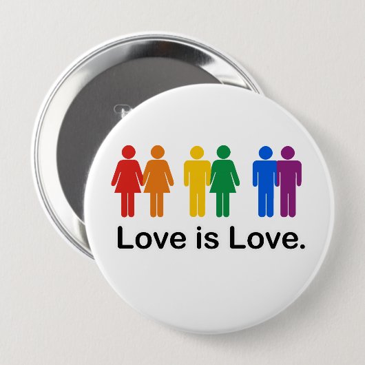 Liebe ist Liebe Button (Vorne & Hinten)