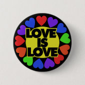 Liebe ist Liebe Button (Vorderseite)