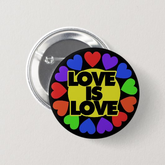 Liebe ist Liebe Button (Vorne & Hinten)