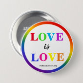 Liebe ist Liebe Button (Vorne & Hinten)