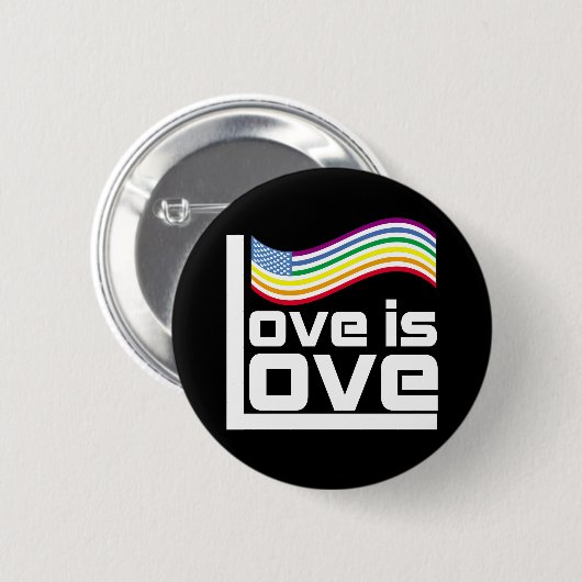 Liebe ist Liebe Button (Vorne & Hinten)