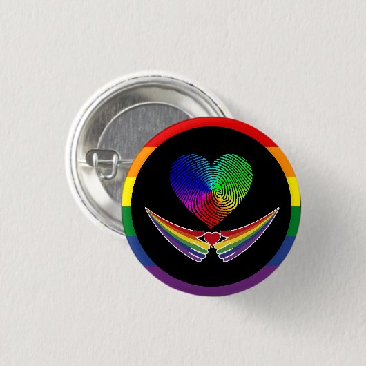 Liebe ist Liebe Button (Vorne & Hinten)