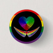 Liebe ist Liebe Button (Vorderseite)