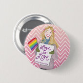 Liebe ist Liebe Button (Vorne & Hinten)