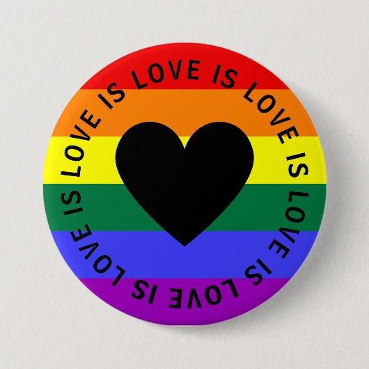 LIEBE IST LIEBE BUTTON (Vorderseite)