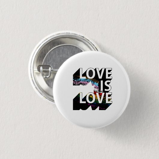 LIEBE IST LIEBE BUTTON (Vorne & Hinten)