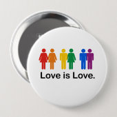 Liebe ist Liebe Button (Vorne & Hinten)