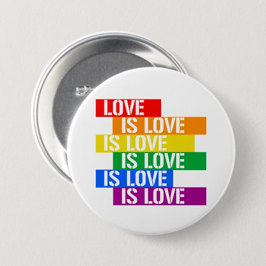 Liebe ist Liebe Button (Vorne & Hinten)