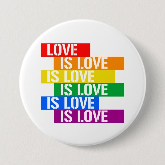 Liebe ist Liebe Button (Vorderseite)