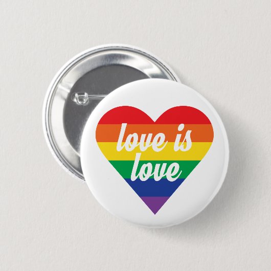 Liebe ist Liebe Button (Vorne & Hinten)