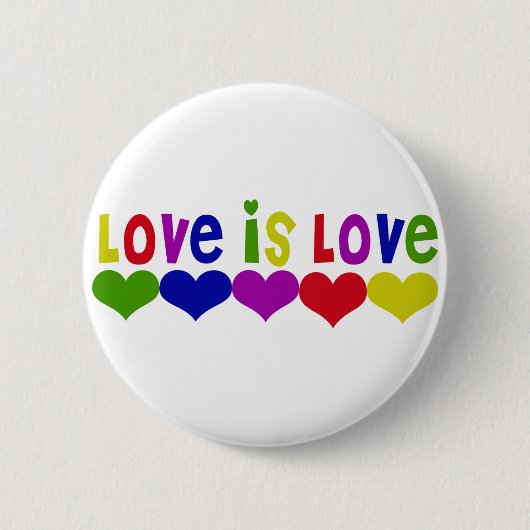 Liebe ist Liebe Button (Vorderseite)