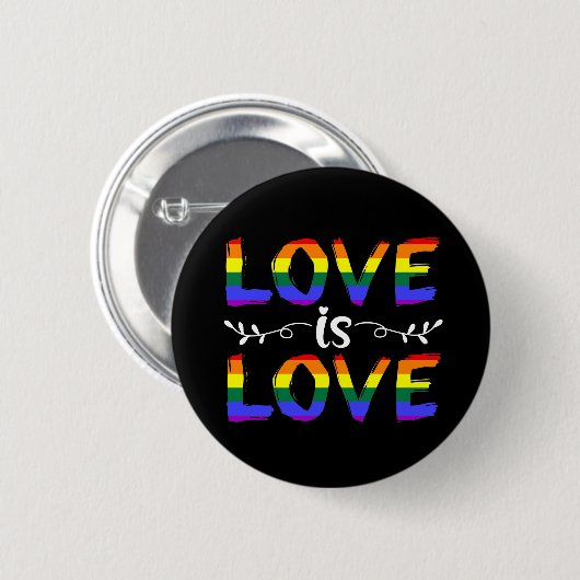 Liebe ist Liebe Button (Vorne & Hinten)