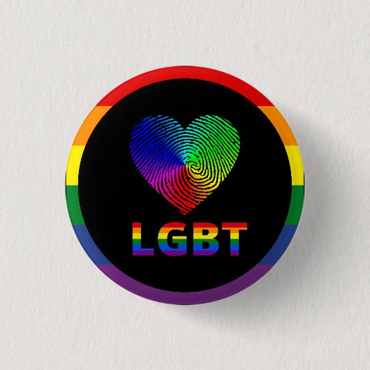 Liebe ist Liebe Button (Vorderseite)