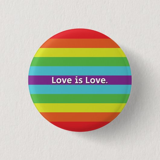 Liebe ist Liebe Button (Vorderseite)