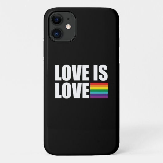 Liebe ist Liebe Case-Mate iPhone Hülle (Rückseite)