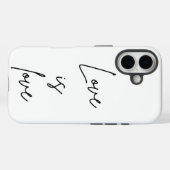 Liebe ist Liebe Case-Mate iPhone Hülle (Rückseite (Horizontal))