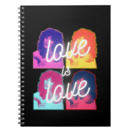 Liebe ist Liebe Cher LGBTQ Prix Monat Notebook Notizblock