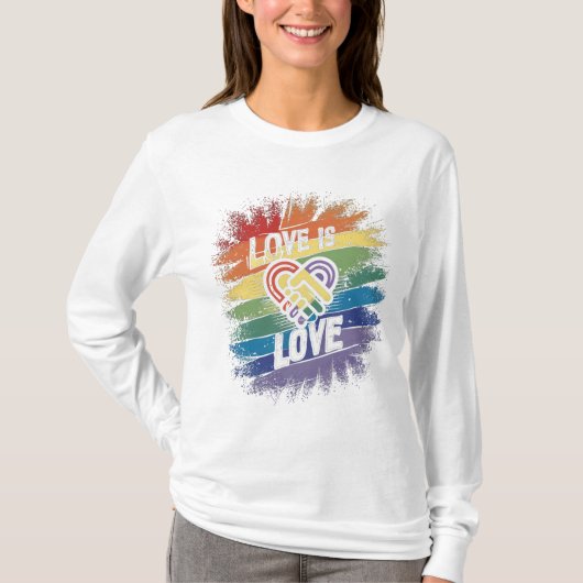 Liebe ist LIEBE, der Stolz T-Shirt (Vorderseite)