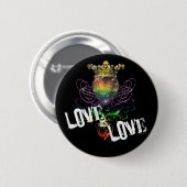 Liebe ist Liebe-Drop-Taste Button (Vorne & Hinten)