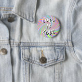 Liebe ist Liebe-Drucktaste Button (Beispiel)