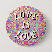 Liebe ist Liebe-Drucktaste Button (Vorderseite)