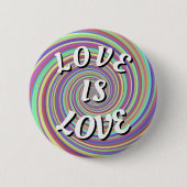 Liebe ist Liebe-Drucktaste Button (Vorderseite)