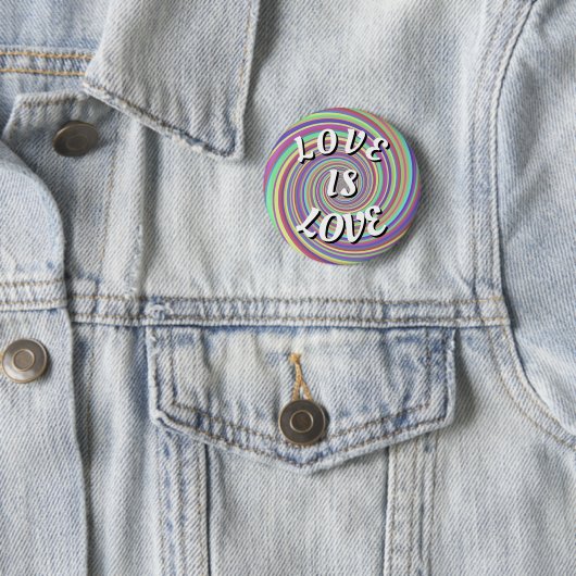 Liebe ist Liebe-Drucktaste Button (Beispiel)