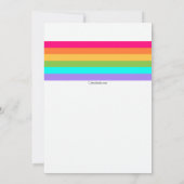 Liebe ist Liebe Einladung (Rückseite)