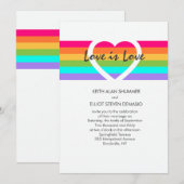 Liebe ist Liebe Einladung (Vorne/Hinten)