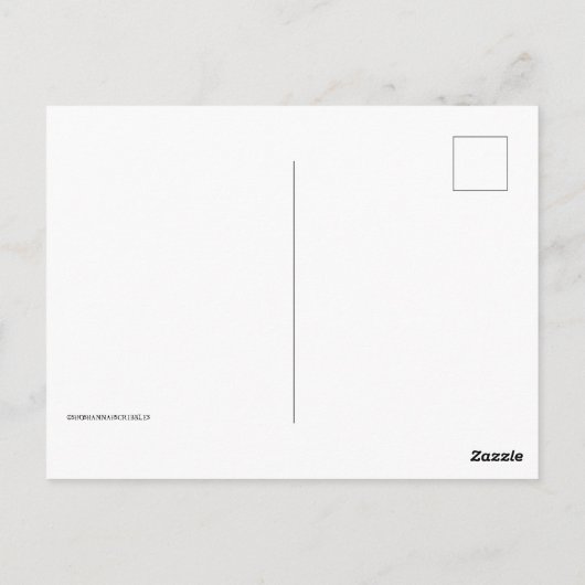 LIEBE IST LIEBE Farbiger Regenbogen Postkarte (Rückseite)