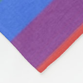 Liebe ist Liebe Fleece Blanket (Ecke)