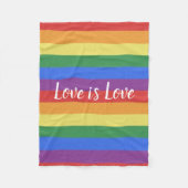 Liebe ist Liebe Fleece Blanket (Vorderseite)