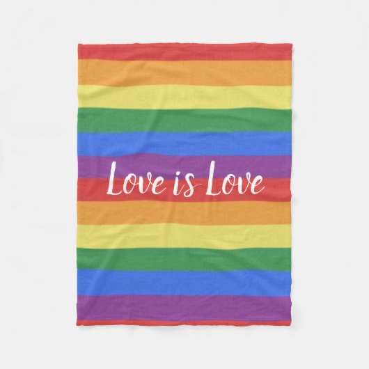 Liebe ist Liebe Fleece Blanket (Vorderseite)