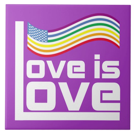 Liebe ist Liebe Fliese (Vorderseite)