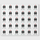 Liebe ist Liebe (Frauen) + Herz Geschenkpapier (Flach)